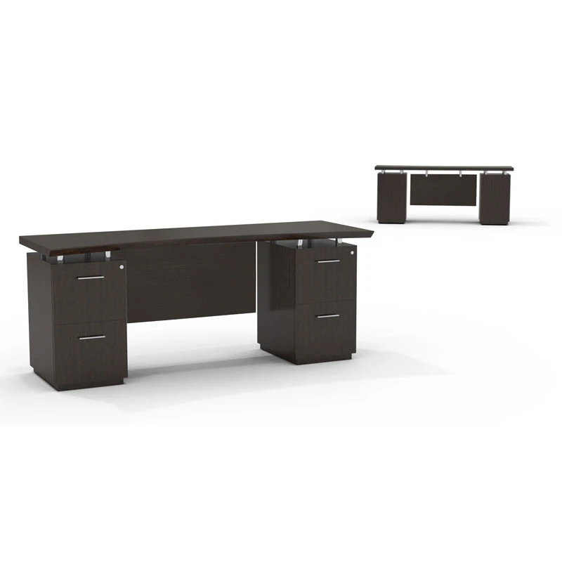 Mayline Sterling Series Double Pedestal Credenza 72" With Two File/File Pedestals - STEC72F-TDC