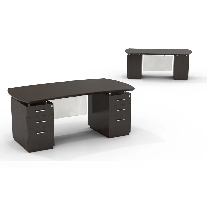 Mayline Sterling Series Double Pedestal Desk W Two Box/Box/File Pedestals 72W X 39D X 29.5H - STED72B-TDC