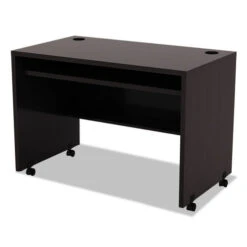 Alera Valencia Mobile Workstation Desk 42" Espresso Finish - ALE-VA204224ES