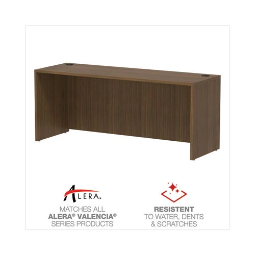 Alera Valencia Collection Credenza Shell 72" Walnut - VA257224WA - Image 4