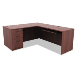 Alera Valencia Series Desk L-Shaped 66"- VAL66