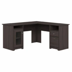 Bush Cabot Collection L-Shaped Desk 60" Heather Grayfinish - WC31730K