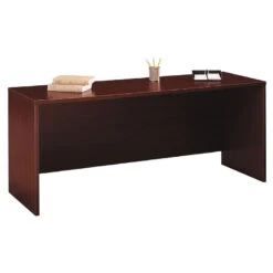 Bush Business Furniture Series C Credenza Desk In Mahogany 72"W X 24"D - WC36726