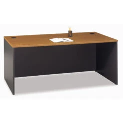 Bush Business Furniture Series C Desk 72"W X 30"D In Natural Cherry - WC72436