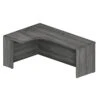 Mayline Aberdeen Extended Corner Desk Table 72" Left Gray Steel - AEC72L-LGS