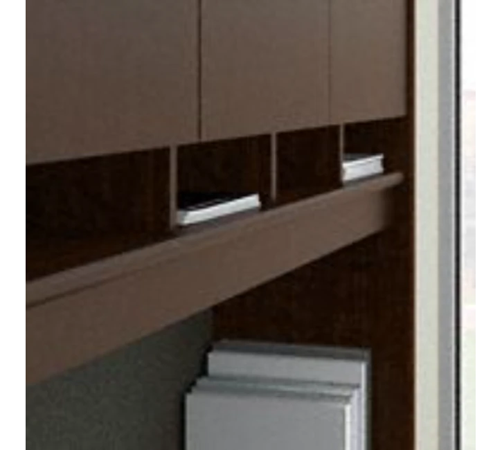 Bush Business Furniture Series C 60W L Shaped Desk With Hutch And Mobile File Cabinet In Mocha Cherry - SRC147MRSU - Image 4