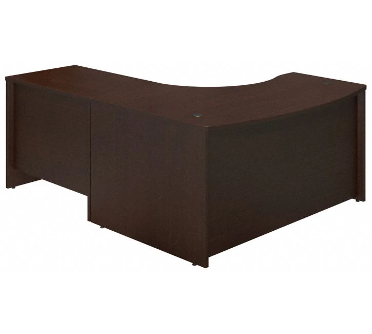 Bush Series 60W X 43D Right Hand Bowfront Desk Shell With 36W Return - SRE009MR - Image 2
