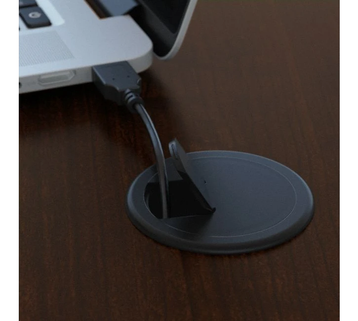 Bush Series C 72W Bow Front Desk With 48W Return And 3 Dwr Mobile Pedestal - SRC084MRSU - Image 3