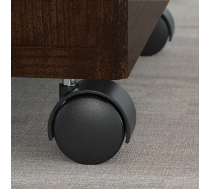 Bush Series C 72W Bow Front Desk With 48W Return And 3 Dwr Mobile Pedestal - SRC084MRSU - Image 5