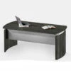 Mayline Medina Laminate Executive Desk 72" Gray Steel - MND72-LGS