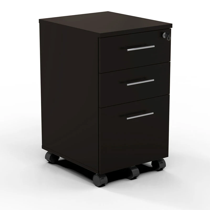 Mayline Medina Executive 72" Desk With Left Bridge, 72 Credenza, 72 Hutch, Center Drawer,Box/Box/File, And 2 Corner Supports, Mocha- MNT35-LDC - Image 2