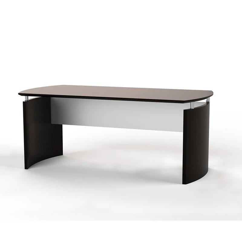 Mayline Medina Executive 72" Desk With Left Bridge, 72 Credenza, 72 Hutch, Center Drawer,Box/Box/File, And 2 Corner Supports, Mocha- MNT35-LDC - Image 5