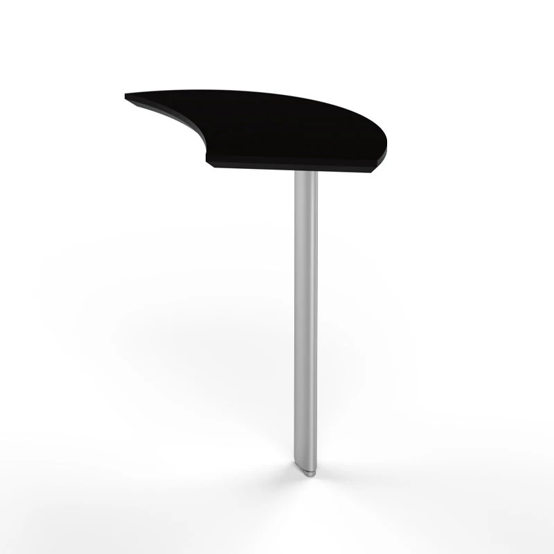 Mayline Medina Executive 72" Desk With Return On Left, Right Curved Desk Extension, And Low Wall Cabinet, Mocha - MNT8-LDC - Image 5