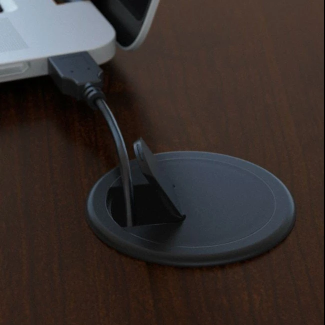 Bush Series C 72W X 36D Bow Front Desk With Mobile File Cabinet Mocha Cherry - SRC079MRSU - Image 6