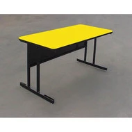 Correll High-Pressure Top Computer Desk Or Training Table Keyboard Height24 X 36 - CS2436