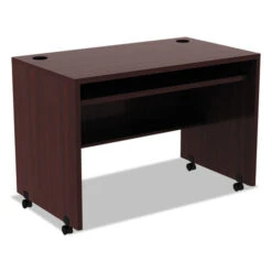 Alera Valencia Mobile Workstation Desk 42" Mahogany - ALE-VA204224MY