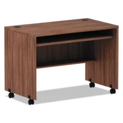 Alera Valencia Mobile Workstation Desk 42" Modern Walnut - ALE-VA204224WA