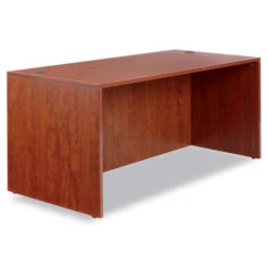 Alera Valencia Collection Straight Front Desk Shell 66" Medium Cherry - ALE-VA216630MC