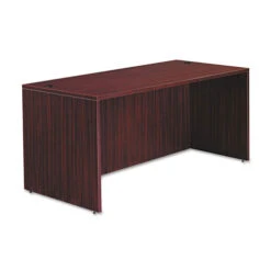 Alera Valencia Collection Straight Front Desk Shell 66" Mahogany - ALE-VA216630MY