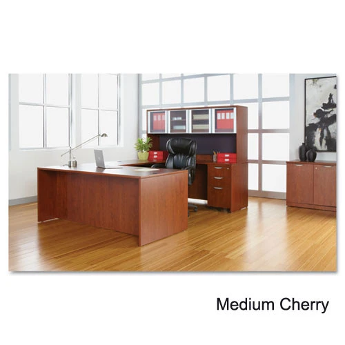 Alera Valencia Collection Straight Front Desk Shell 72" Medium Cherry - ALE-VA217236MC - Image 2