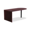 Alera Valencia Series Peninsula Desk 72" Mahogany - VA277236MY